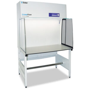 CleanAir by Baker CLF crossflow cabinet horizontal laminar flow hood on a support stand.