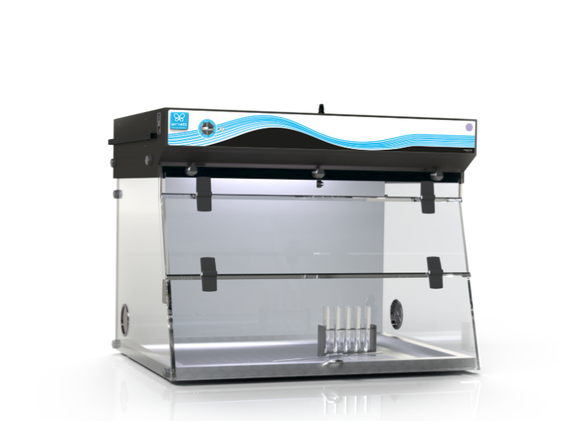 Erlab Captair 320 80 cm Boîte à air mort pour la décontamination UV-C de l'ADN et de l'ARN entre les cycles PCR.