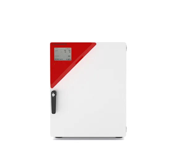 Incubateur CO2 Binder série CB de 56 litres pour la culture cellulaire avec bac à humidité.