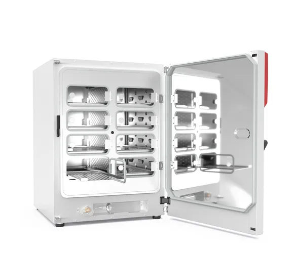 Binder CBF series 260 liter CO2 incubator for cell culture with active humidity control and shelving kit
