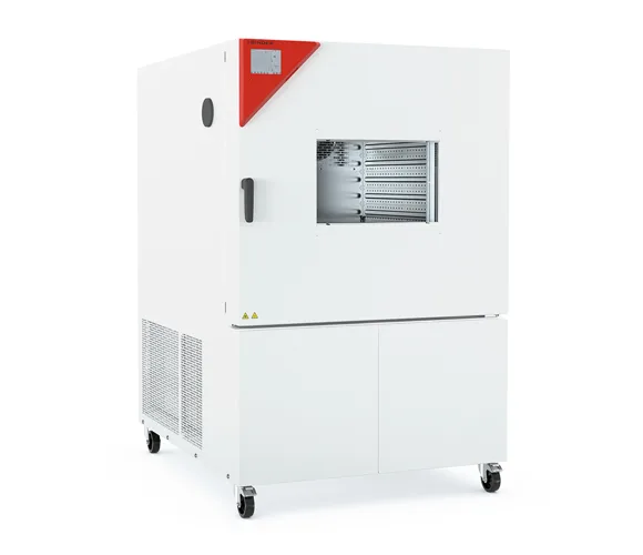 Binder MKF 400 dynamic climate chamber or environmental chamber for stability testing. side view