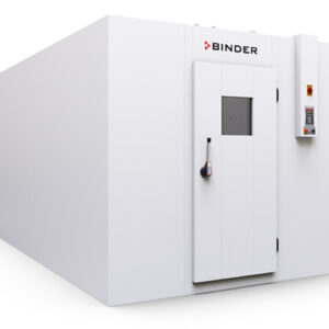 Binder WIC 3 walk-in climate chamber 24516 liter for stability testing according to ICH (Q1A). side view