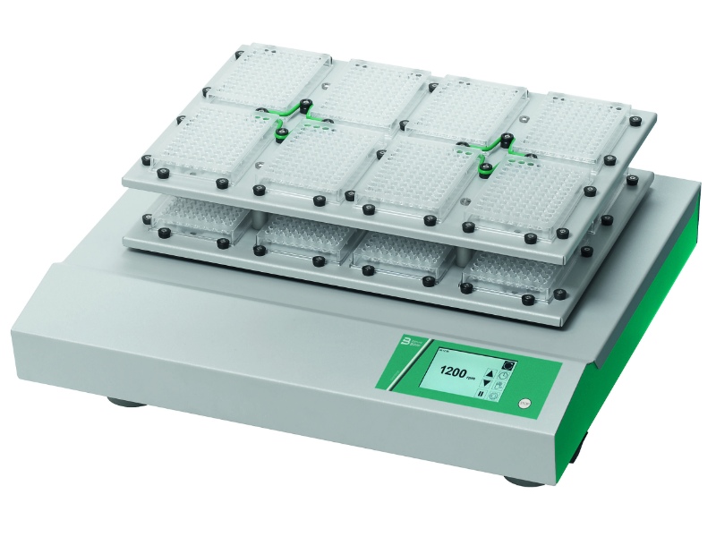 orbital microplate shaker timix 5 control for shaking small volumes in microplats and deepwell-plates