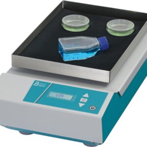 Miniatuur orbitaal schudapparaat voor het schudden van platen en kolven in laboratoria