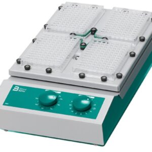 Laboratorium orbitaal schudapparaat voor maximaal 4 microtiterplaten.