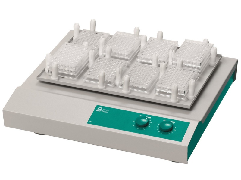 orbital microplate shaker timix 5 for shaking small volumes in microplats and deepwell-plates