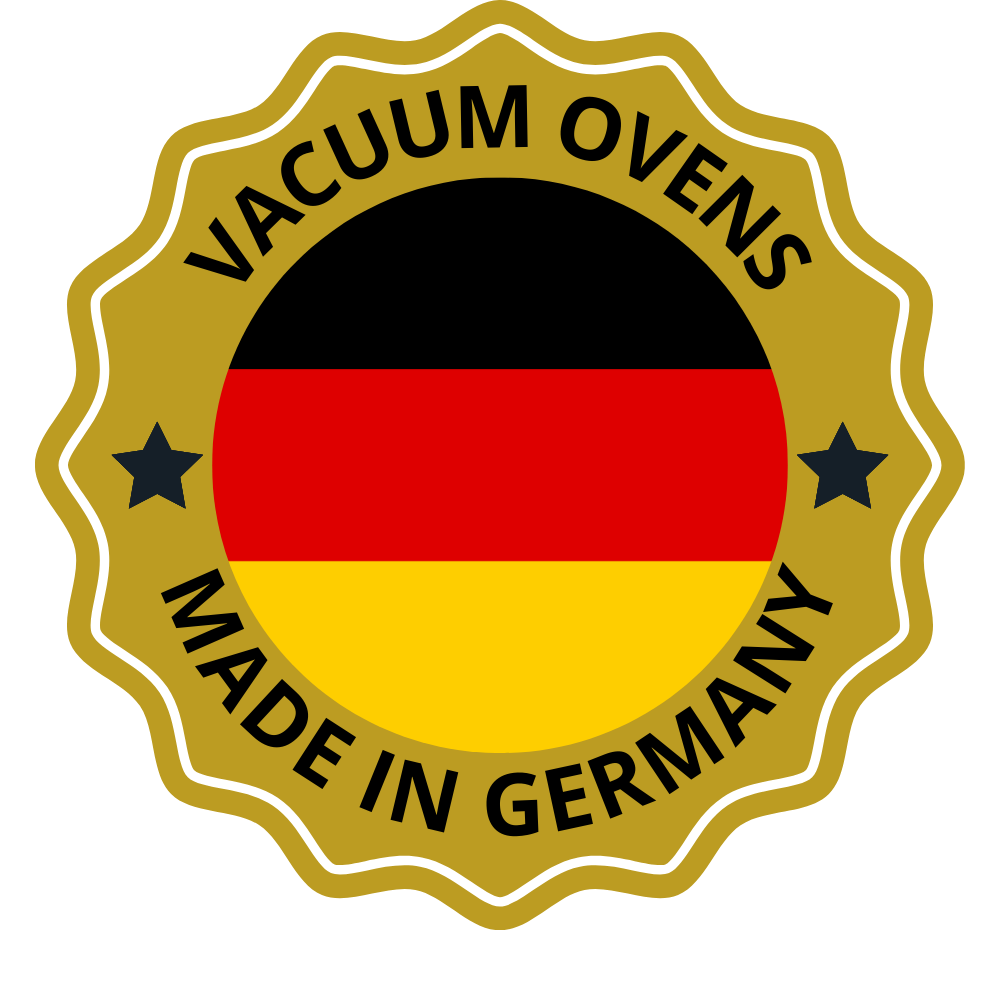 Label vacuum ovens made in germany