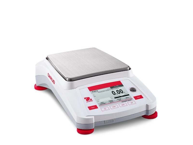 Ohaus Adventurer precisiebalans voor 0,01 g wegen in laboratoria