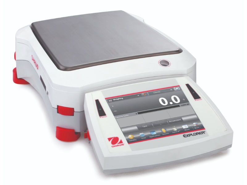 Ohaus explorer precisiebalans voor 0,1g wegen