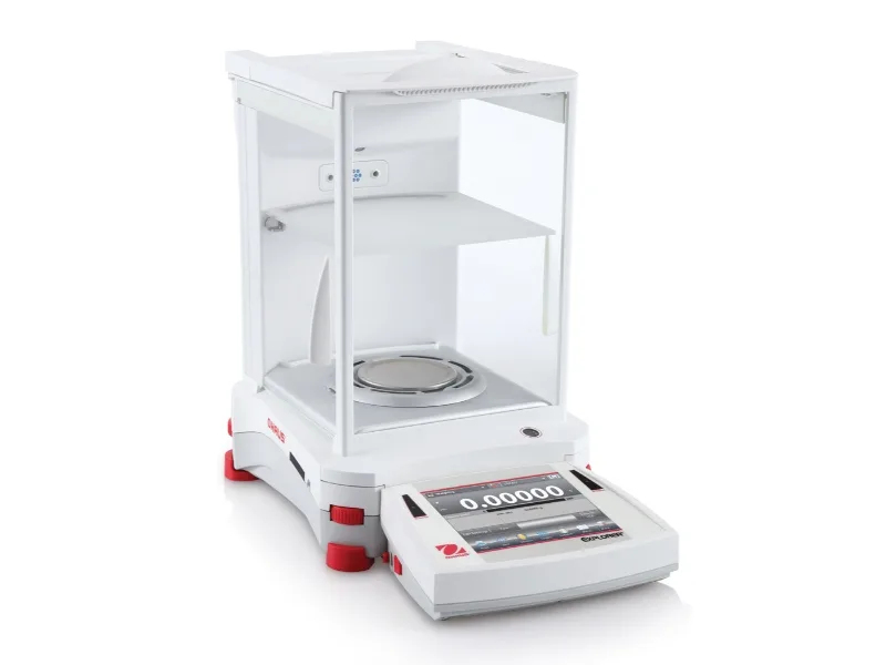Ohaus Explorer semi micro balance with automatic doors and build-in Ionizer.