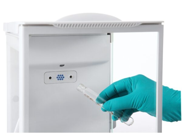 Ionizer for removal of electrostatic charges in Ohaus explorer semi micro balance