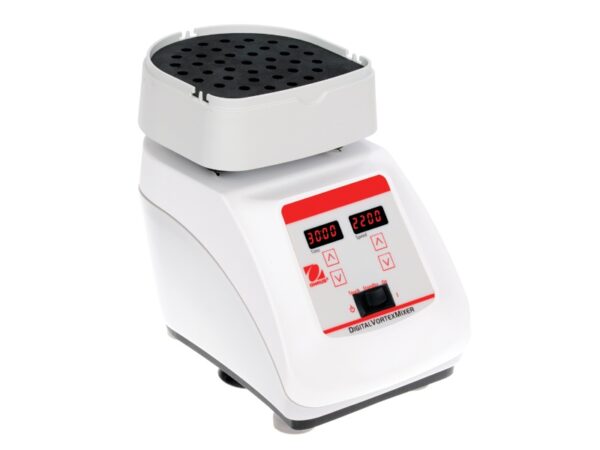 Ohaus vxhddg heavy duty vortex mixer with insert for microtubes.