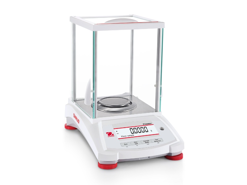 Balance analytique Ohaus Pioneer pour le pesage d'échantillons de laboratoire à 0,1 mg