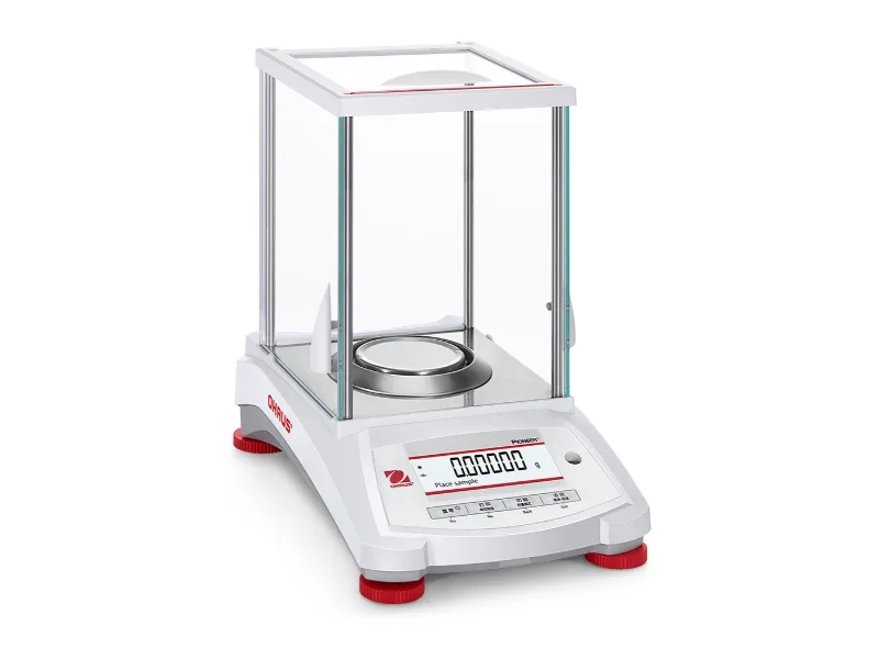 Ohaus Pioneer semi-micro or 0,01 mg balances for laboratory weighing