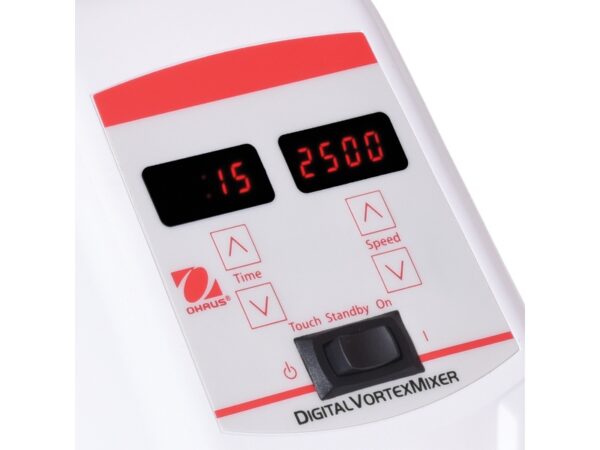 Ohaus vxmndg vortex mixer digital controller closup
