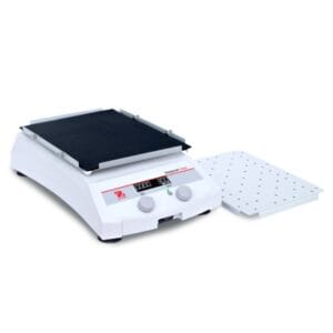 Ohaus ENDEAVOR 5000 light duty laboratory orbital shaker with universal platform and sticky mat