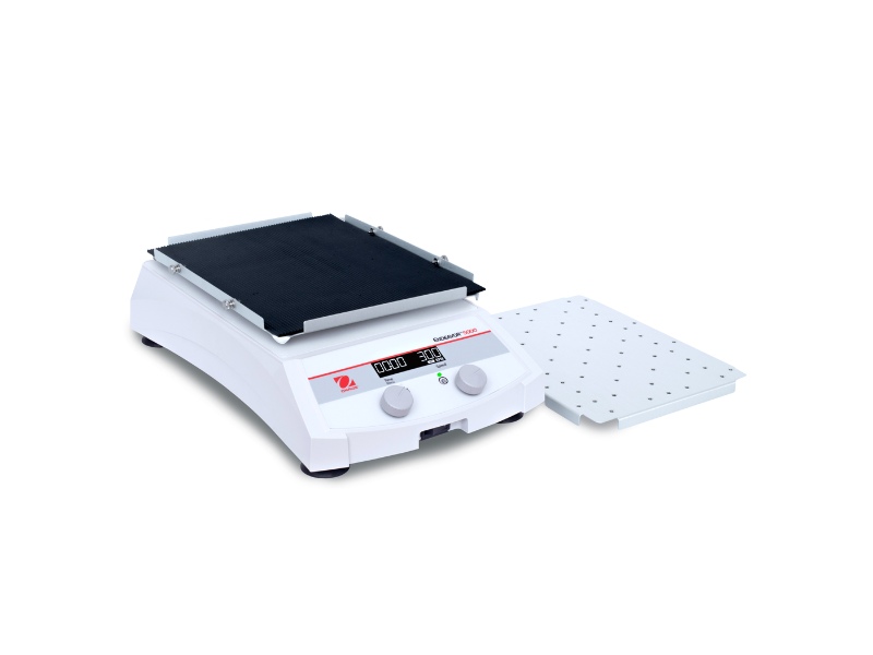 Ohaus ENDEAVOR 5000 light duty laboratory orbital shaker with universal platform and sticky mat