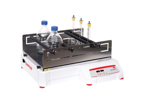 SHHD2325DG ohaus laboratory heavy duty shaker. Loaded tray