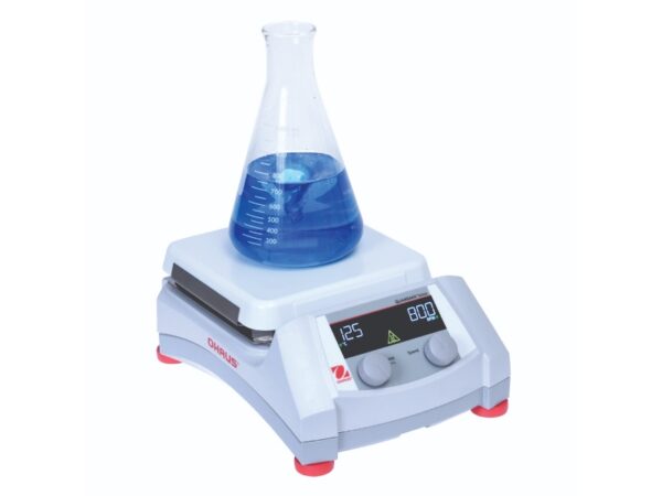 Ohaus Guardian 5000 e-G52HS07C magnetic stirrer hot plate with erlemeyer