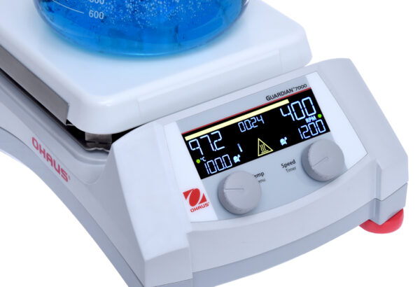 Ohaus guardian e-G71HS07C lab hot plate stirrer. Controller zoom