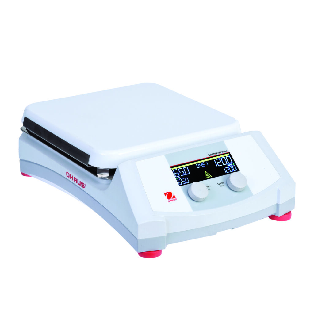 Ohaus guardian e-G71HS10C lab hot plate stirrer.
