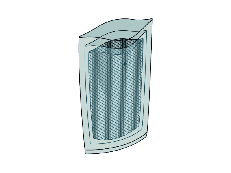 Stomacher 80 Biomaster dubbele zakken met zeef voor betere insluiting in laboratoriummengers