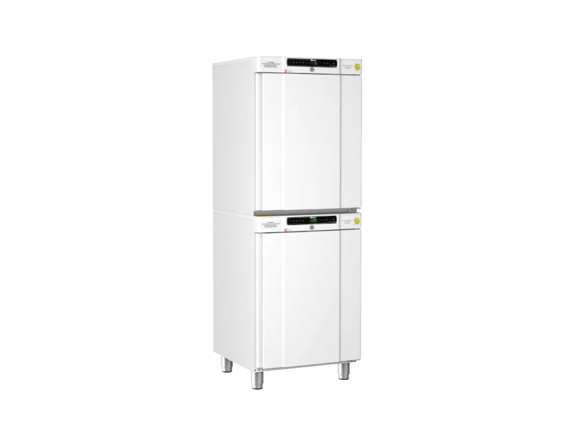 Gram Bioline Biocompact II RR210/RF210 combo laboratorium koelkast/vriezer met solide gesloten deuren voor biologische monsters