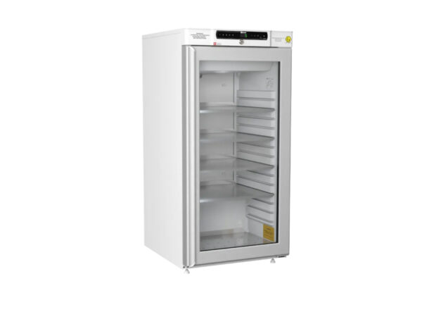 Gram Bioline Biocompact II RR310 small laboratory refrigerator with glass door and shelves