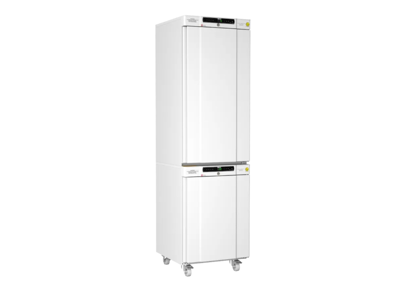 Gram Bioline Biocompact II RR310/RF210 combo laboratorium koelkast/vriezer met solide gesloten deuren voor biologische monsters
