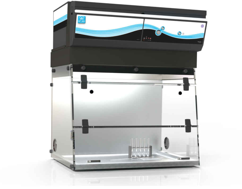 Erlab Captair Bio 321 PCR workstation with UV decontamination and laminar flow
