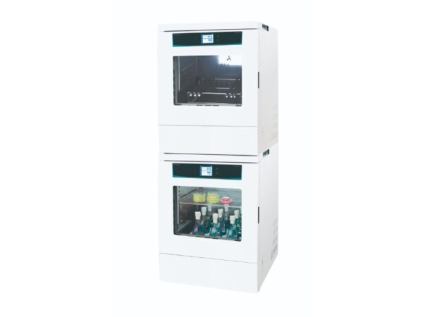 Jeiotech stacked ISS-4075 shaking incubator for precise temperature-controlled orbital shaking in laboratories