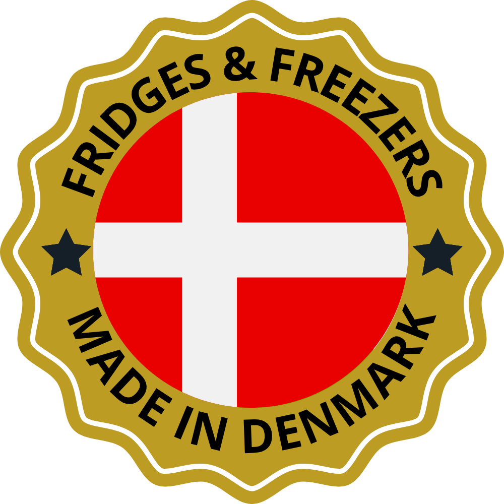 Label lab fridges and freezers made in Denmark