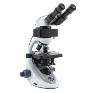 B-290 Binocular LED fluorescence microscope, 1000x, IOS PLAN, B filter set right