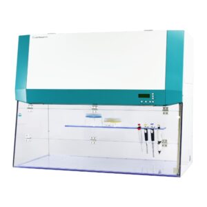 Jeiotech PW laminar flow PCR workstation with vertical HEPA filtered airflow
