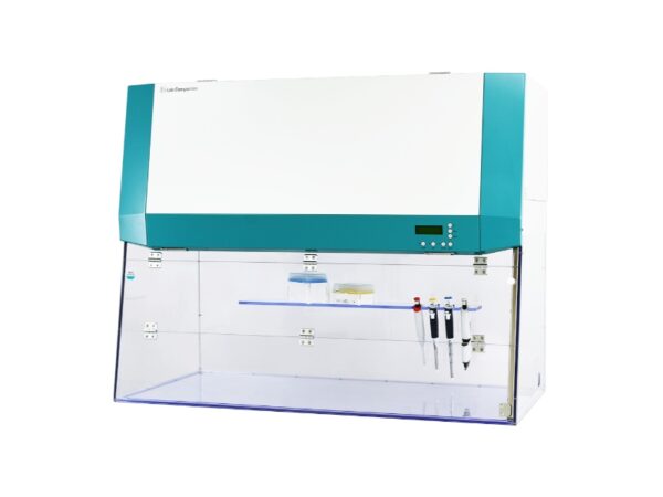 Poste de travail PCR à flux laminaire Jeiotech PW avec flux d'air vertical filtré HEPA