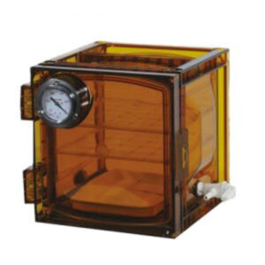 Jeiotech VDC-11U cubic vacuum desiccator with UV protection for sensitive samples