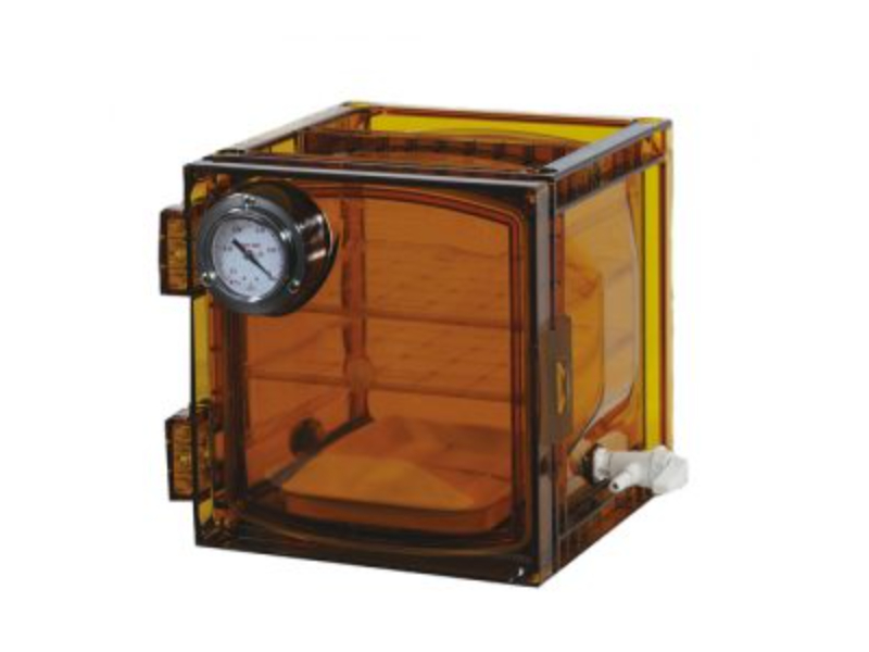 Jeiotech VDC-11U cubic vacuum desiccator with UV protection for sensitive samples