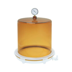 Jeiotech VDP-30UG large UV-protected cylindrical vacuum desiccator with gauge