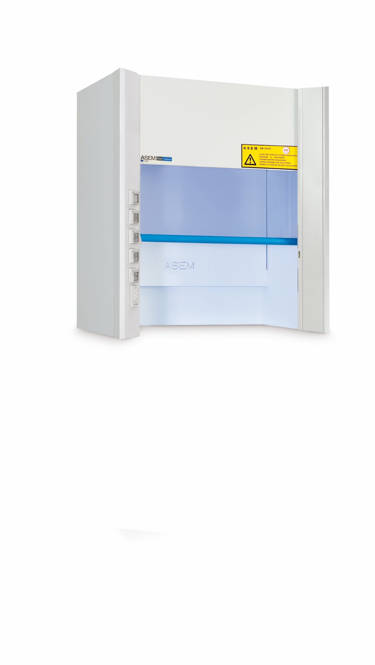 Asem ICP PVC benchtop fume hood, EN 14175 certified, resistant to chemical corrosion