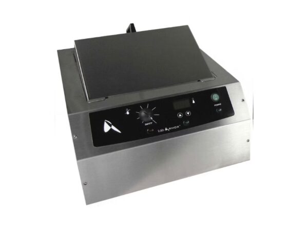 Top view of Lab Armor M720 bead bath filled with metal bath beads for laboratory use
