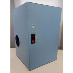Exacta VENT EOF100ABPMY23 ATEX ventilation unit for chemical storage cabinets – 260 m³/h, anti-static housing, IP44, Ø100 mm.