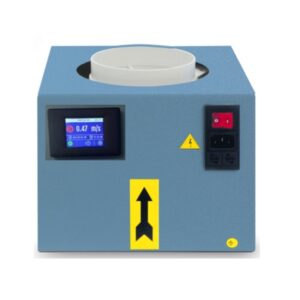 Ventilation box for chemical storage cabinets with touchscreen controller