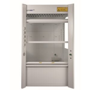 Asem CP0 distillation fume hood compliant with EN 14175 for safe laboratory chemical handling