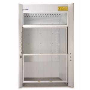Asem CP0 walk-in fume hood EN 14175, 2500 mm high for handling large laboratory equipment
