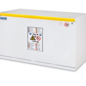 Exacta EOF610T large fire resistant safety cabinet, EN 14470-1 Type 90 chemical storage cabinet for safe handling of flammable materials, 80 kg.