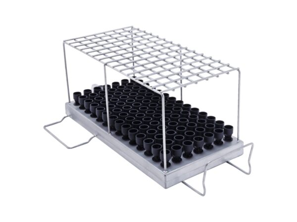 Miele laboratorium vaatwasser A 303 module – speciaal rek voor het reinigen van pipetten en smal laboratoriumglaswerk.
