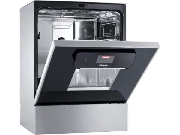Miele laboratorium vaatwasser PLW 8683 met glasdeur open, opvolger PG 8583 en G 7883