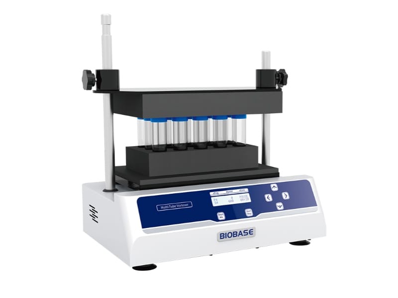 Biobase BK-VX2800 digitale multi-tube vortex mixer met tube-racks voor laboratoria