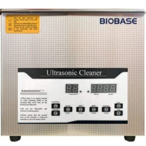 Biobase UC-AD ultrasonic cleaner 40 kHz adjustable power with digital control panel front view