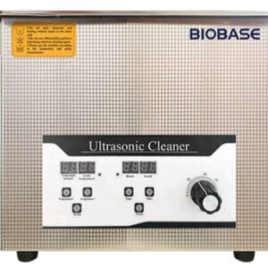 Biobase UC-AD ultrasonic cleaner 40 kHz adjustable power with digital control panel front view